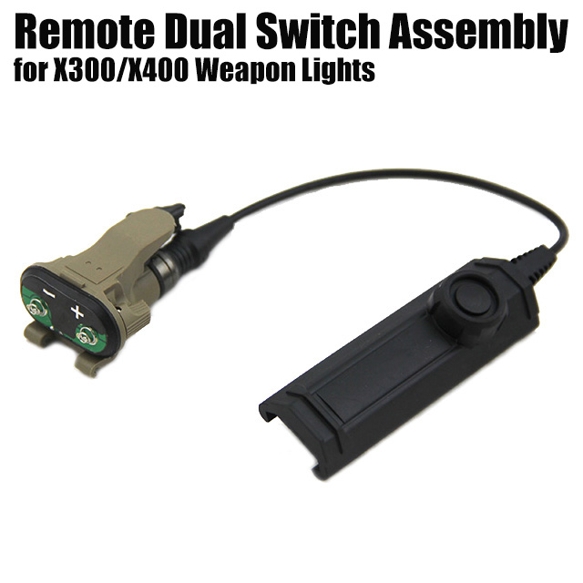 Remote Dual Switch Assembly for X300/X400 WeaponLights DE